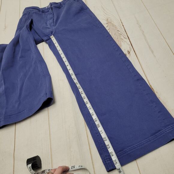 Everlane high rise wide leg crop chino pants jeans - Picture 3 of 9